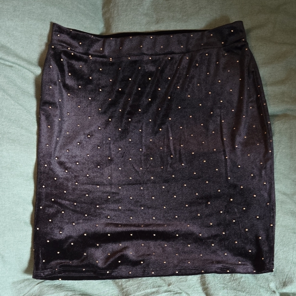 Forever 21 Black Sequin Mini Pencil Skirt